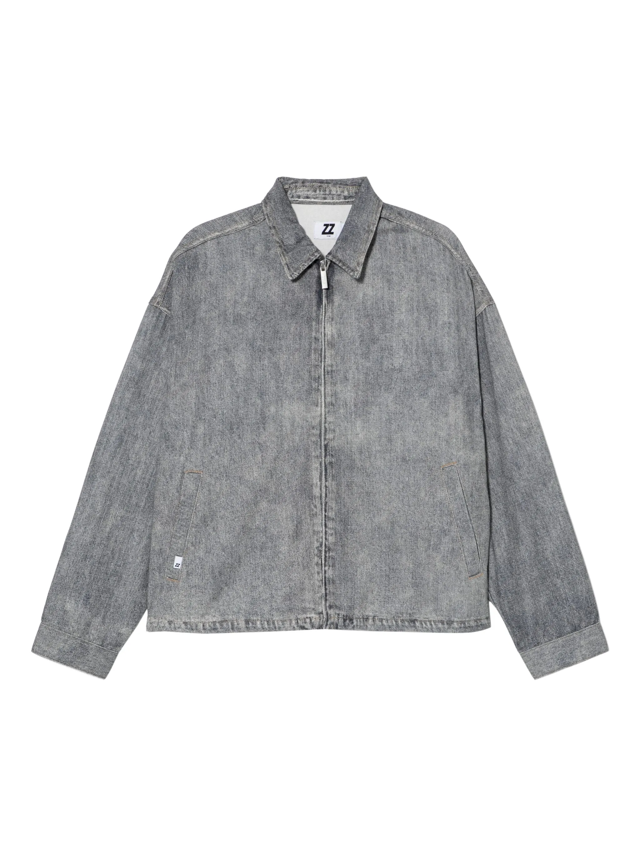 

Джинсовая куртка с нашивкой-логотипом Izzue, синий