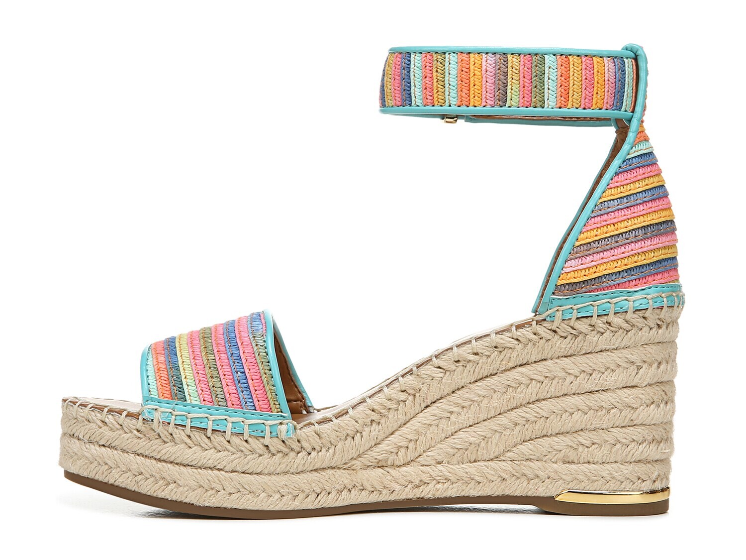 Эспадрильи Franco Sarto Clemens на танкетке, raffia / leather — фото 3