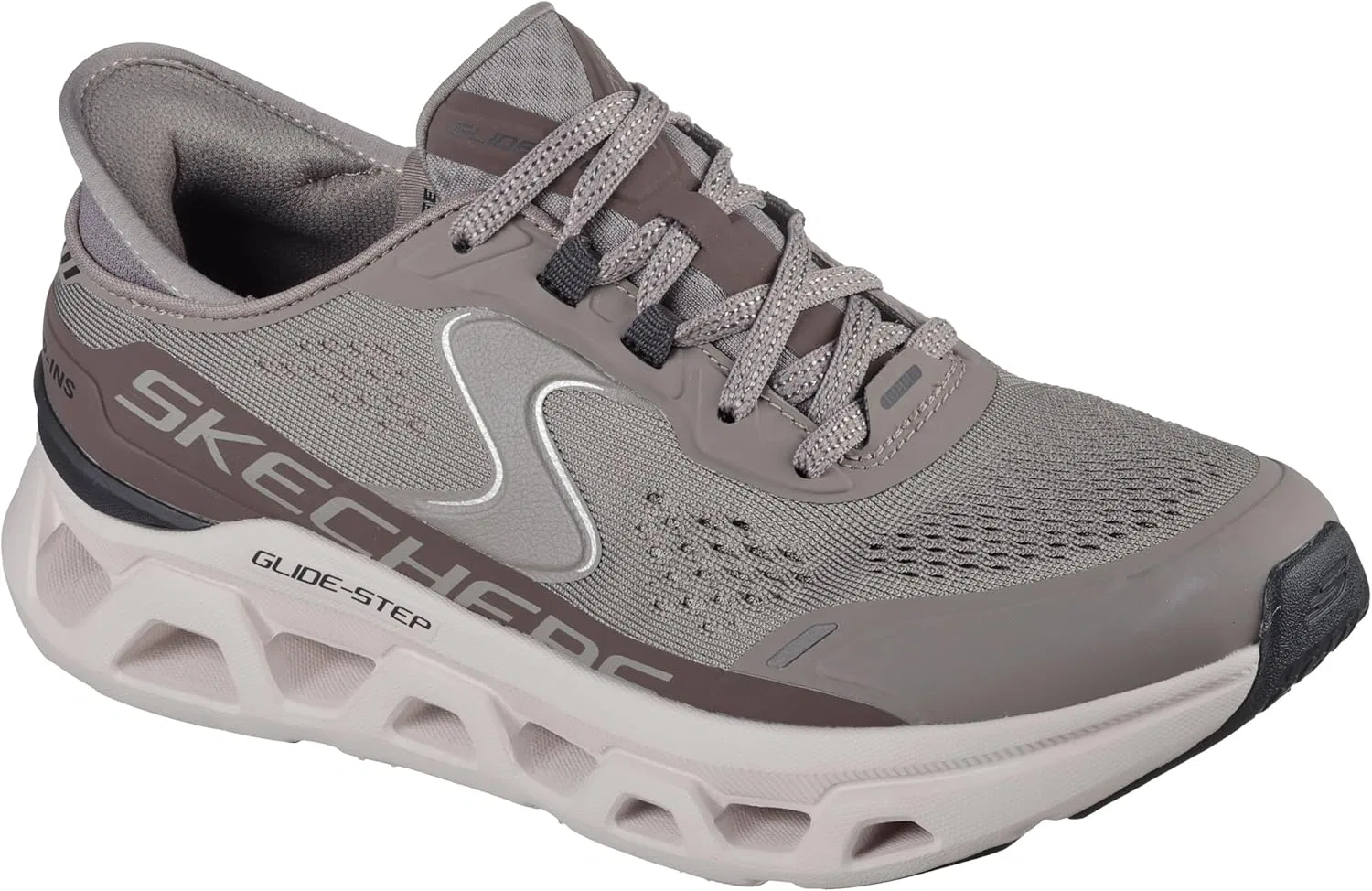 Мужские кроссовки Skechers 232921 Nvbl, бежевый — фото 2