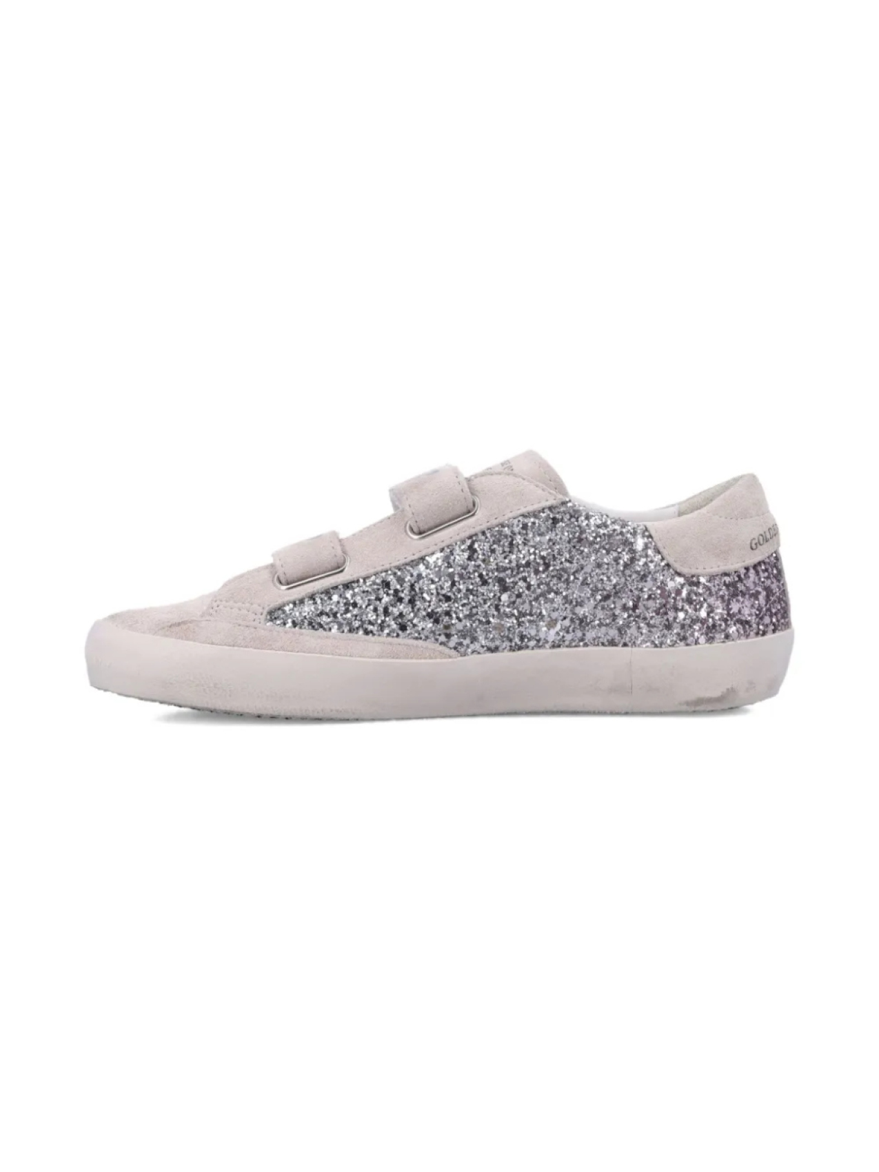 

Кроссовки со звездами Golden Goose Kids, серый