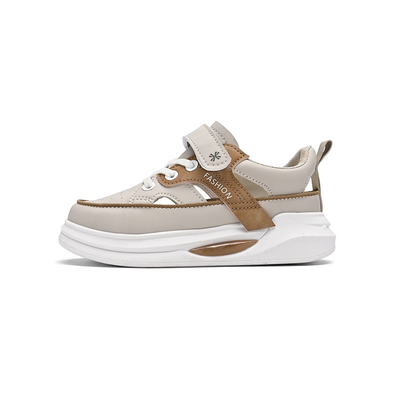 

Дышащие низкие повседневные детские кроссовки Kids' YUZHAOLIN, серый/хаки