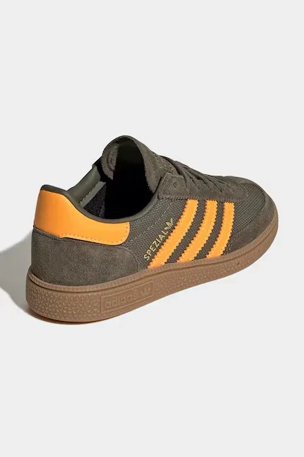 Кроссовки замшевые HANDBALL SPEZIAL Adidas Originals, зеленый — фото 3