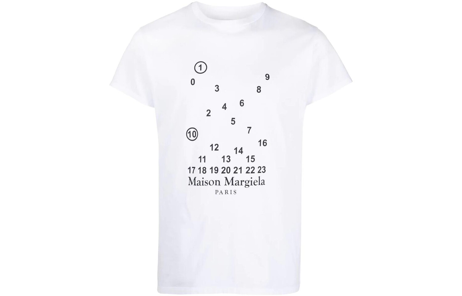 

Футболка унисекс белая Maison Margiela, белый