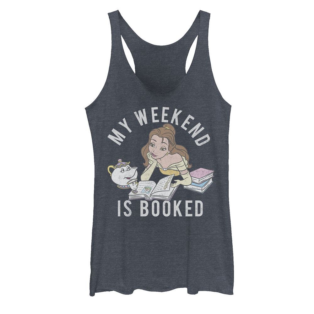 

Майка Belle «My Weekend is Booked» для юниоров Disney's Beauty & The Beast Licensed Character, цвет Navy Heather