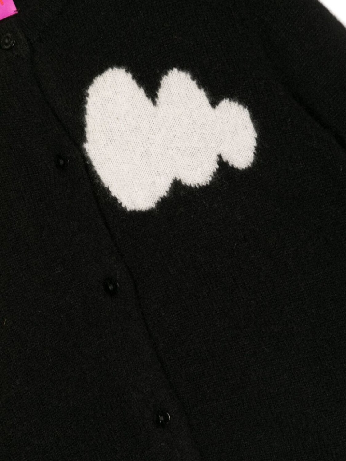 Кардиган Alta из смеси шелка и кашемира Cashmere in Love Kids, черный — фото 3