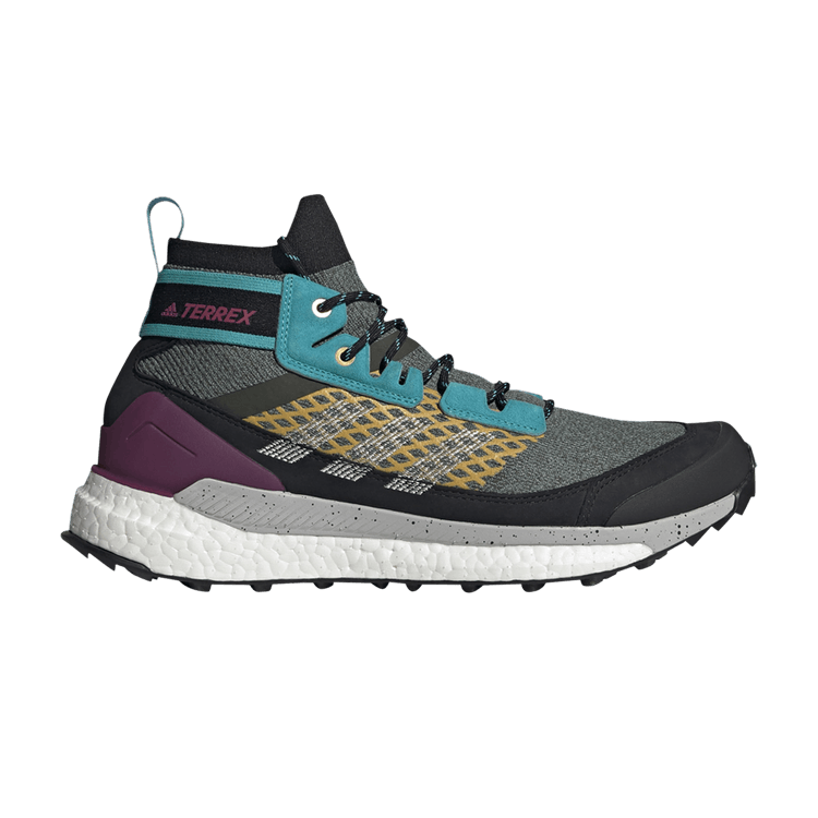 

Ботинки adidas Terrex Free Hiker 'Legend Earth Signal Cyan', серый