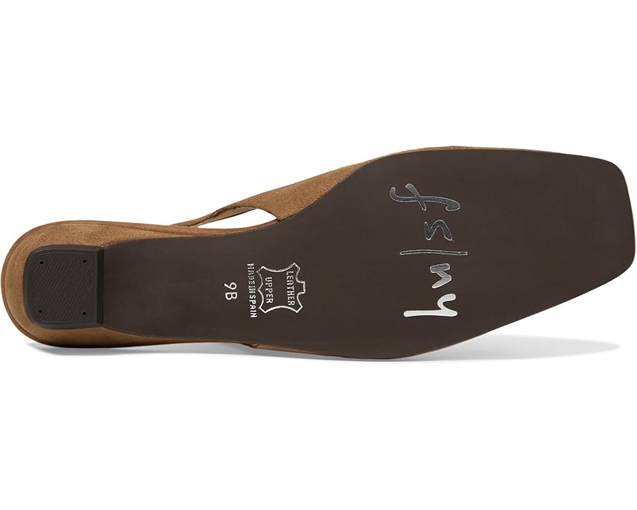 Туфли на плоской подошве French Sole Mischa, цвет Dark Camel Suede — фото 3