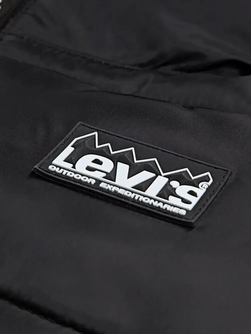 Куртка с капюшоном и логотипом Levi's kids, черный — фото 3