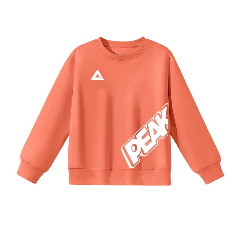 Свитшот для детей Warm Orange/Белый PEAK