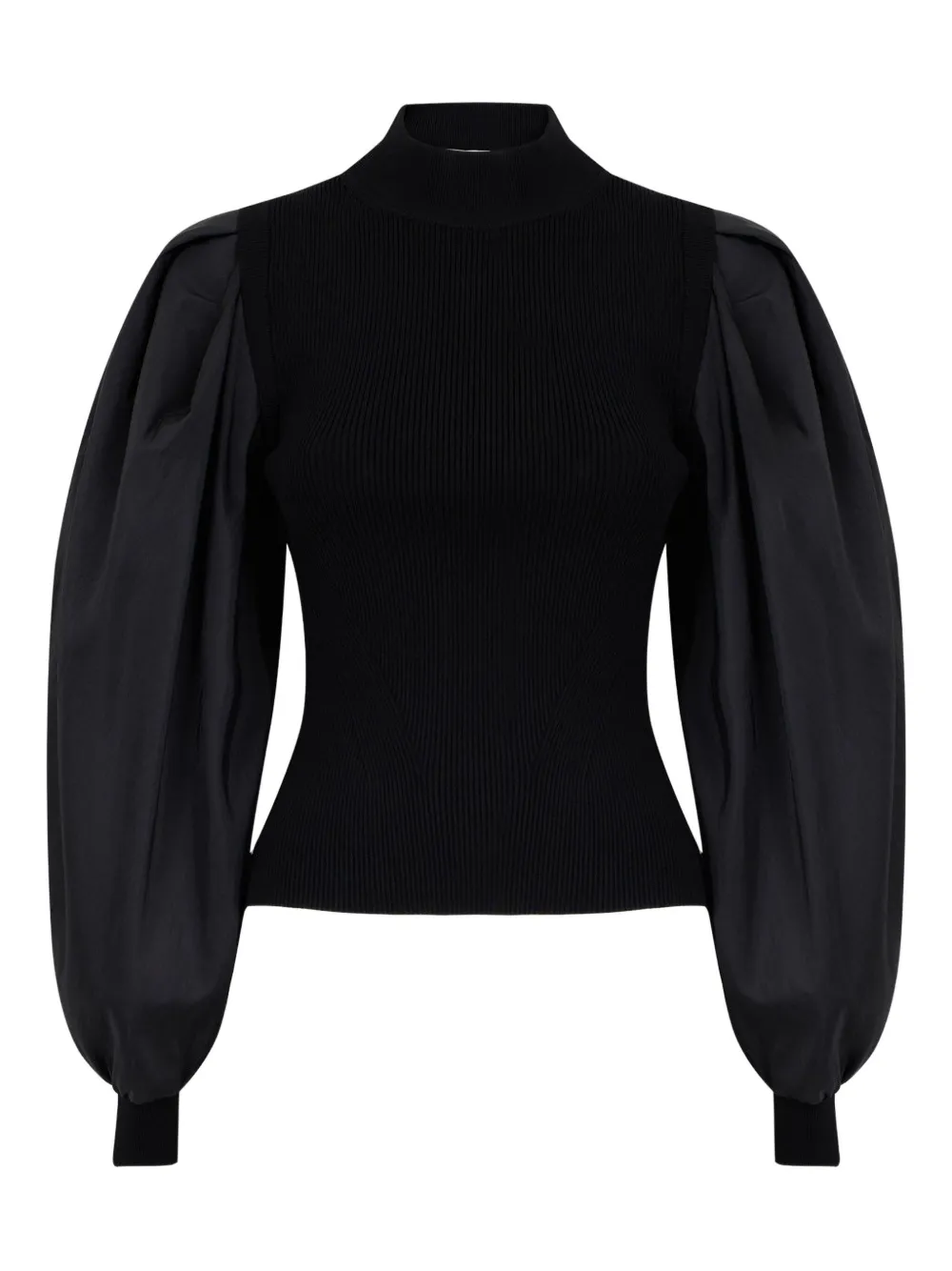 

Топ Jackie из тафты Simkhai, черный