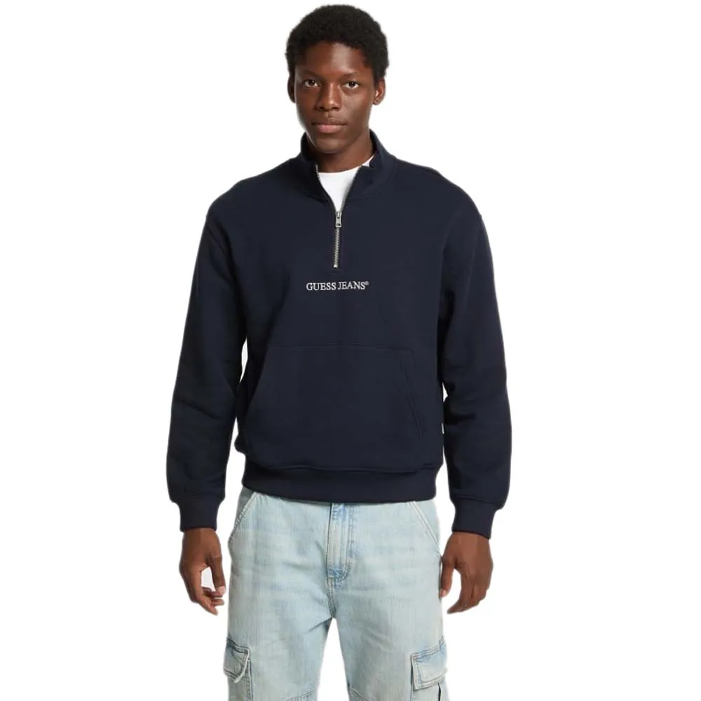 

Толстовка Guess Jeans Gj Reg Embro half zip, синий