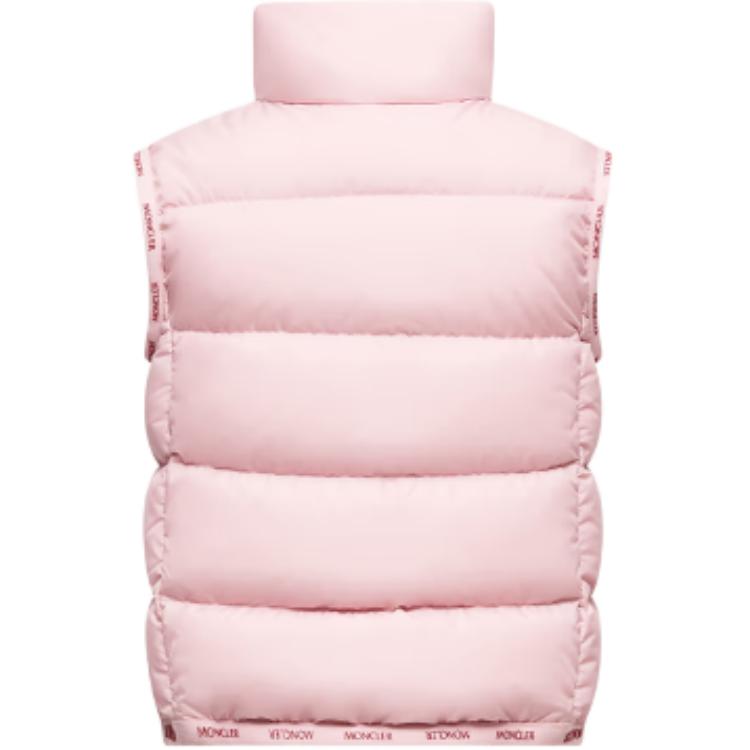 Moncler Пуховик-жилет badia down gilet pink для детей 3-7 лет — фото 2
