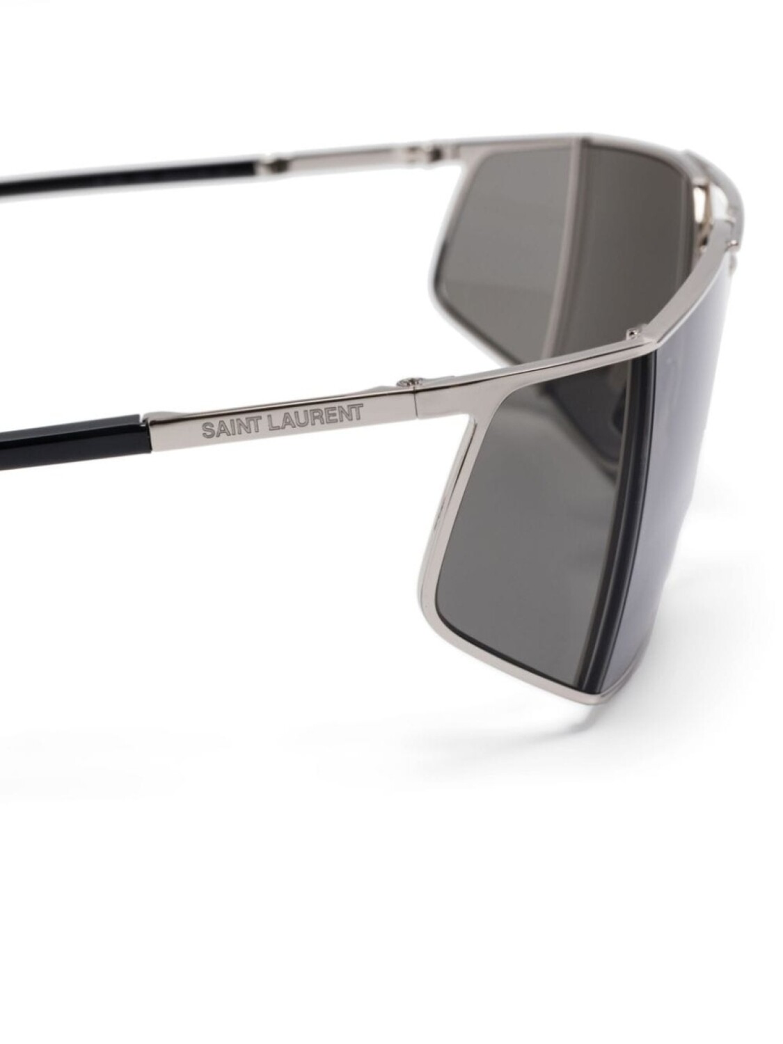 Солнцезащитные очки SL 750 Saint Laurent Eyewear, серебряный — фото 3