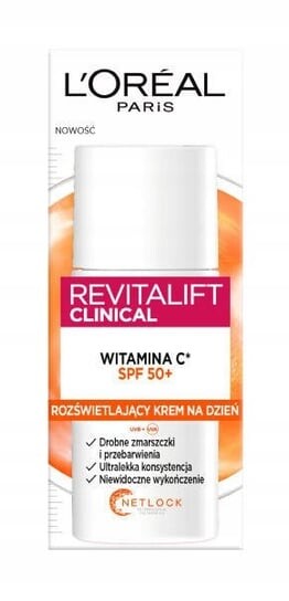 

Осветляющий дневной крем с витамином С и SPF50+, 50 мл L'oreal, Revitalift Clinical, L’oreal