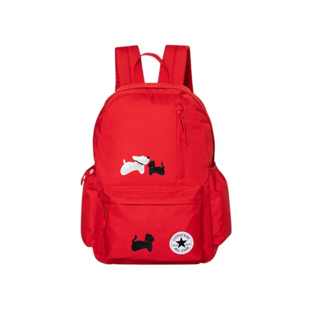 

Converse Полиэстеровый рюкзак средний размер унисекс красный, Complete with Cats and Dogs