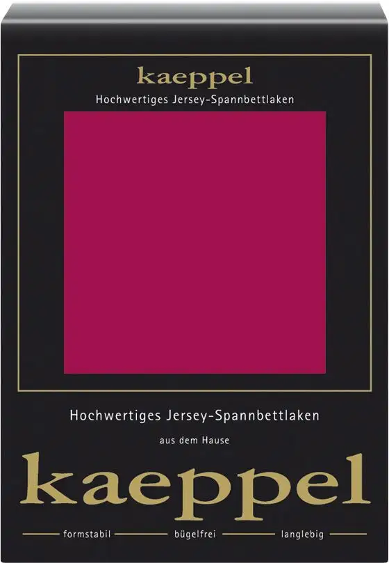 

Простыня Kaeppel Single Jersey Mako Elastane, изготовлена ​​из 97 % хлопка и 3 % эластана 140-160х200 см, 1 шт., цвет rubin