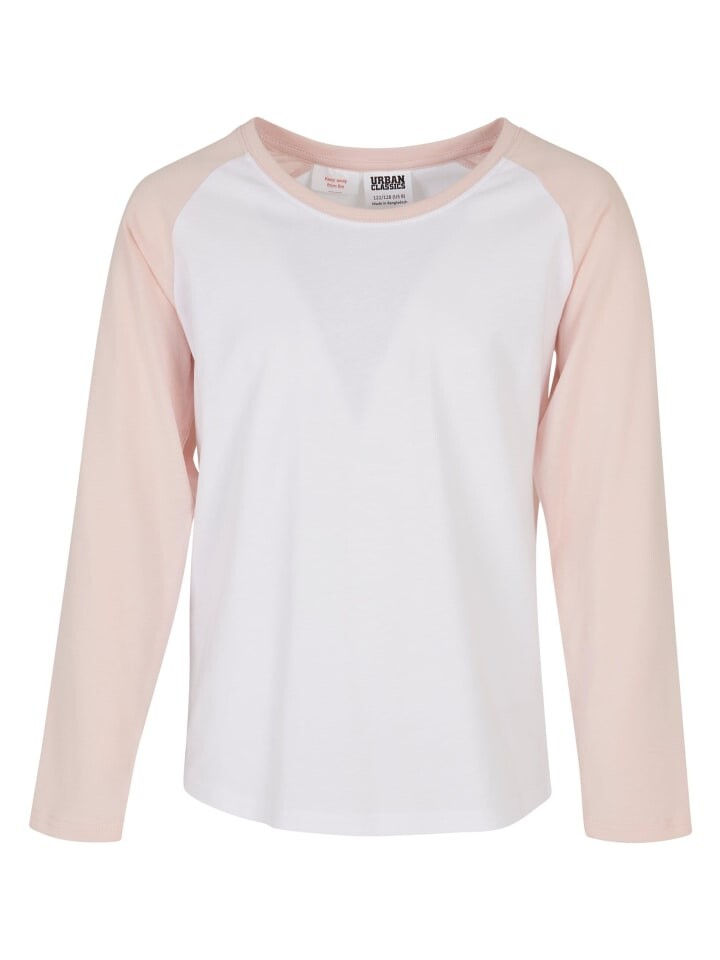 

Лонгслив Urban Classics, цвет white/pink