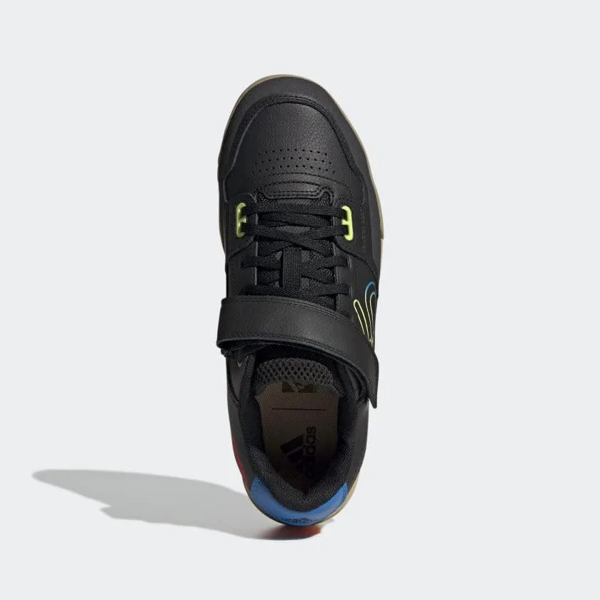 Мужские кроссовки для горного велосипеда Adidas Hellcat - черные, черный/красный — фото 4