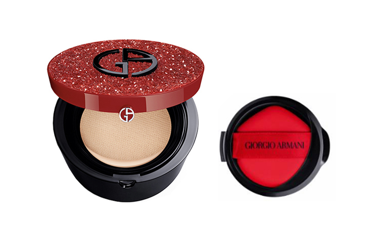 GIORGIO ARMANI AMANI Luminous Red Diamond Red Air Cushion набор для макияжа естественный тон лица защита от солнца коррекция тона кожи — фото 2