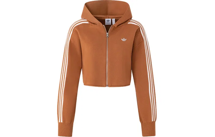 Свитер с капюшоном Adidas Originals Premium Zipper Wild Brown