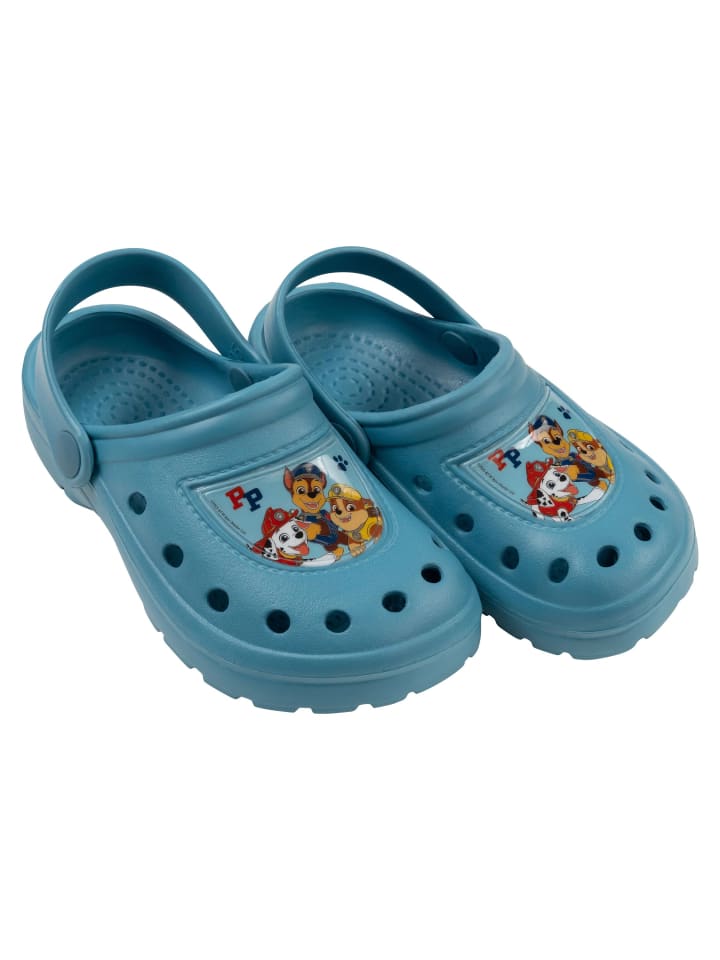 Сабо Paw Patrol, сандалии Chase, мюли, садовая обувь с нескользящей подошвой, синий цвет — фото 4