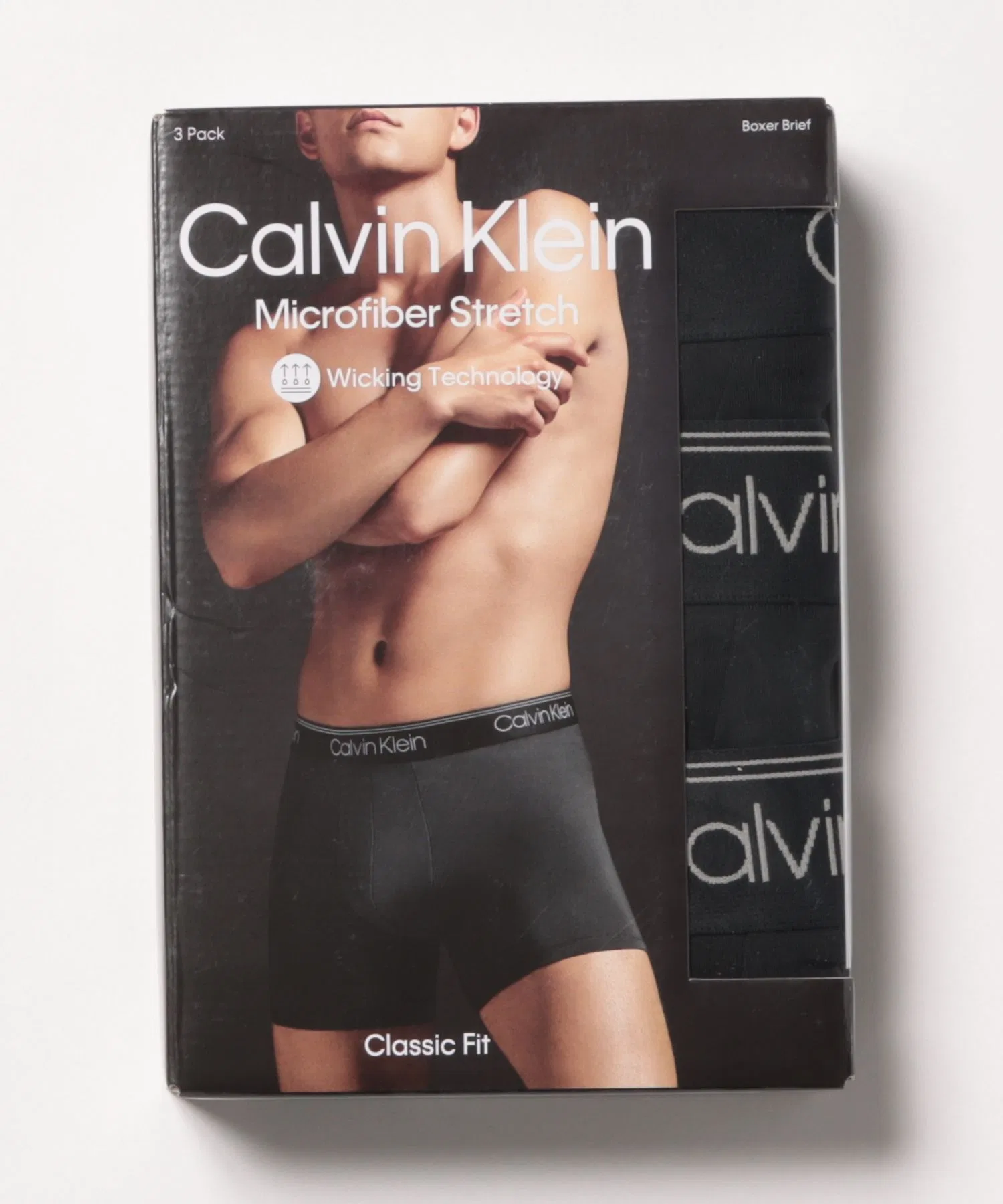 【Calvin Klein】Хлопковые трусы, комплект из 3 штук, NB2570A — фото 2