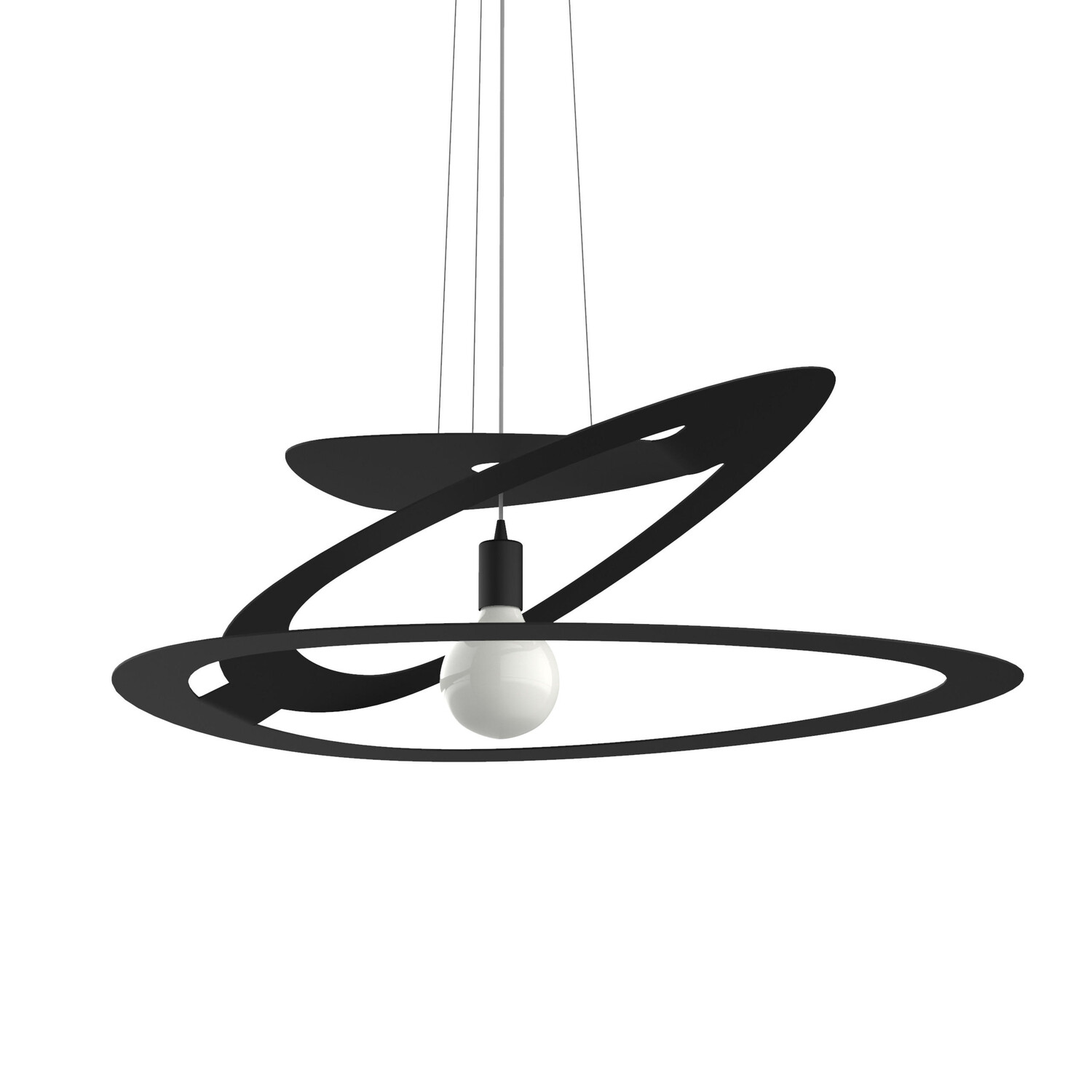 

Подвесной светильник Lumicom, 68x80x28 см, черный