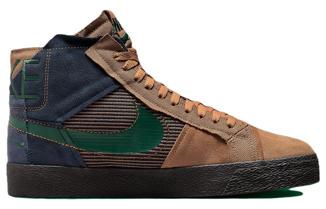 

Мужские кроссовки для скейтбординга Nike SB Blazer, Brownish-green-blue