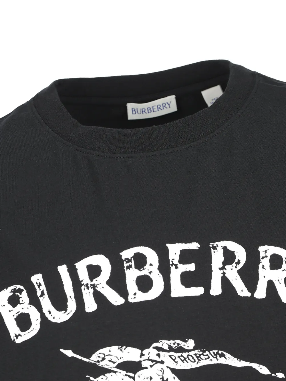 Футболка с графическим принтом EKD Burberry Kids, черный — фото 3