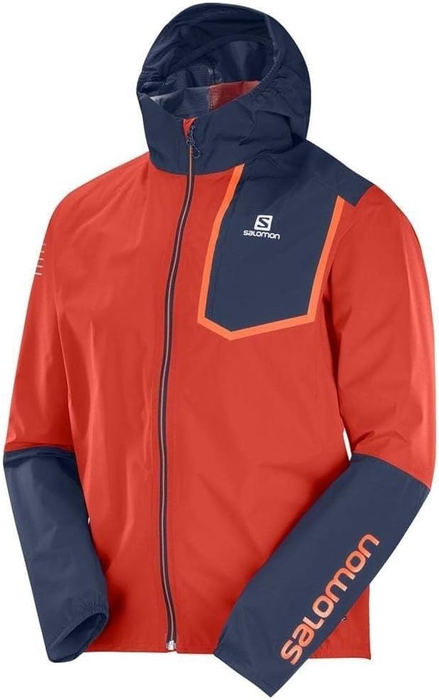 

Толстовка Salomon Men's Bonatti Pro Wp JKT M, Fiery Red/Night Sky