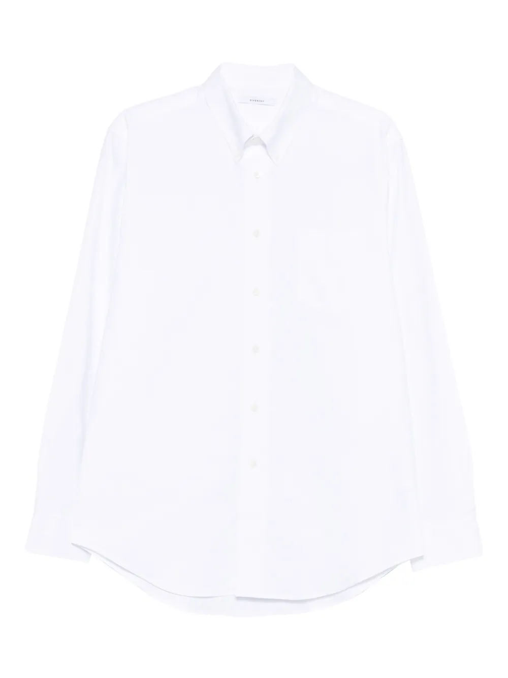 

Хлопковая рубашка с нагрудным карманом Givenchy, белый