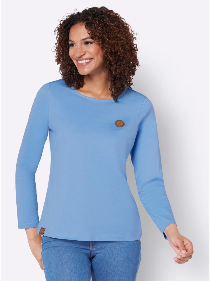 

WITT WEIDEN Футболка с длинными рукавами небесно-голубого цвета