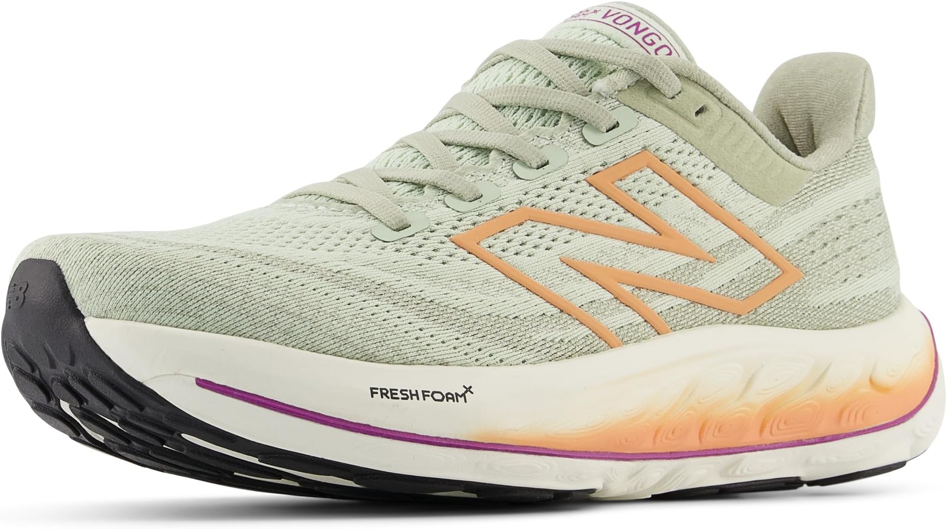 Кроссовки New Balance Fresh Foam X Vongo v6, цвет Natural Mint/Light Gold Metallic