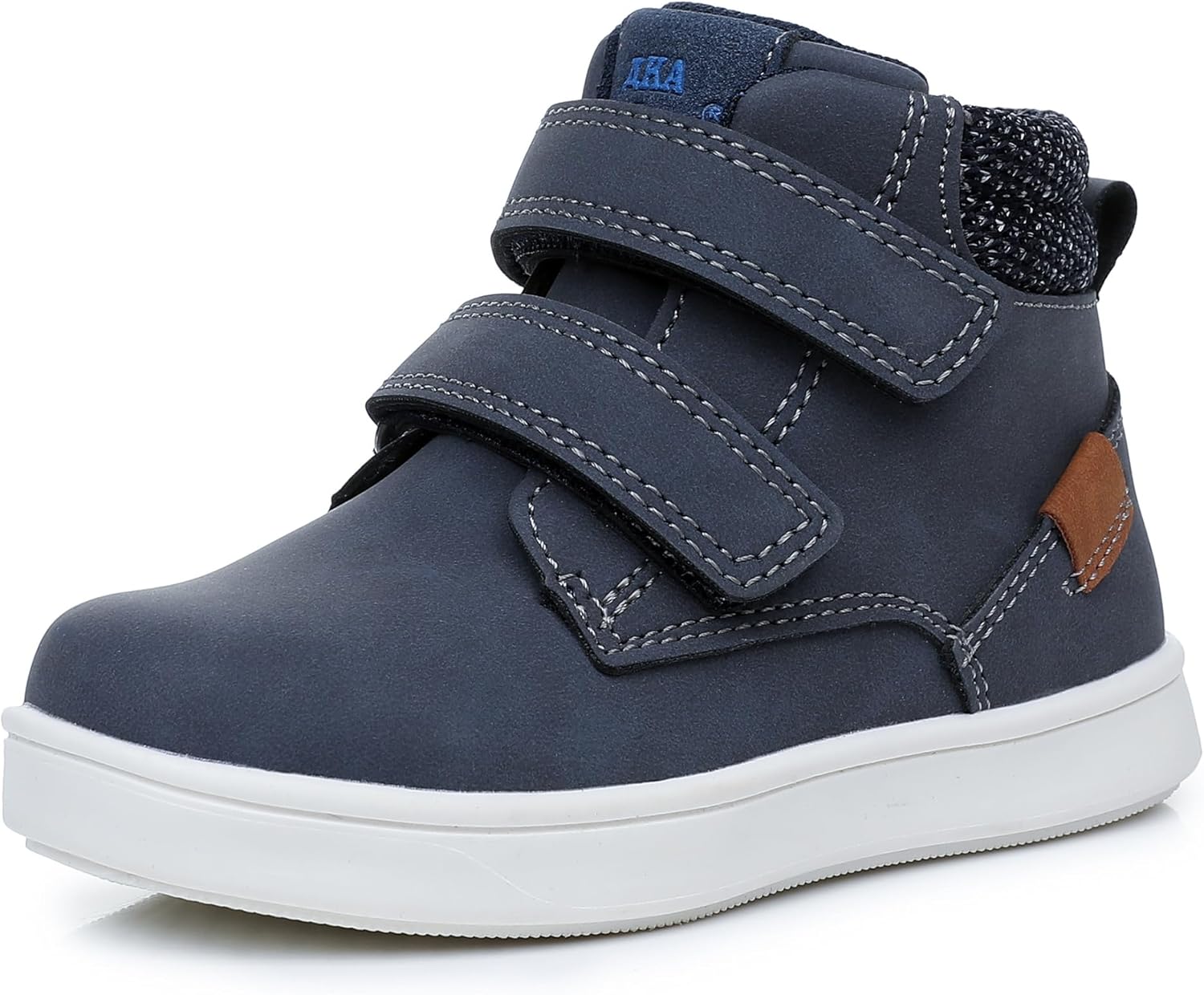 

Детские осенние ботинки для мальчиков Apakowa, водонепроницаемые (для малышей/младших детей), темно-синий