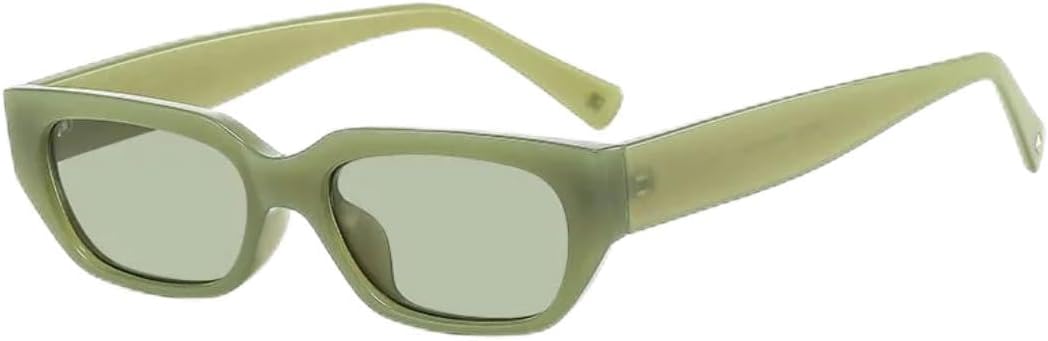 

Солнцезащитные очки с защитой UV400 | Маленькая оправа, линзы конфетного цвета | Для женщин и мужчин, для занятий спортом на открытом воздухе и вождения DSVIGF, Green Green