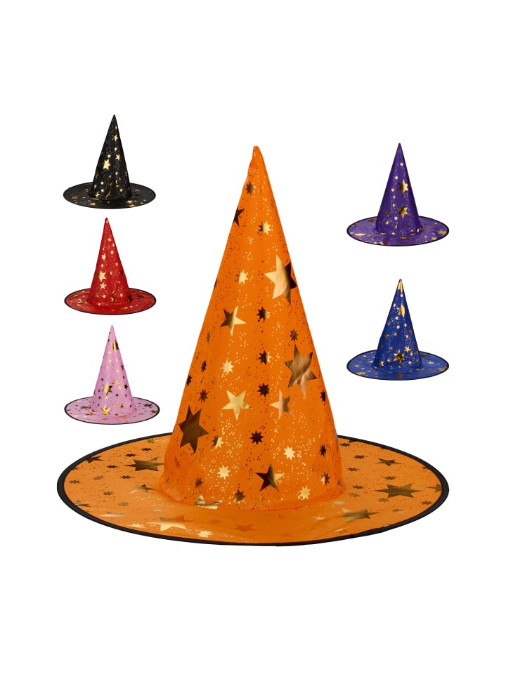 

Relaxdays Шляпа 12-tlg. Zauberhut-Set in Bunt