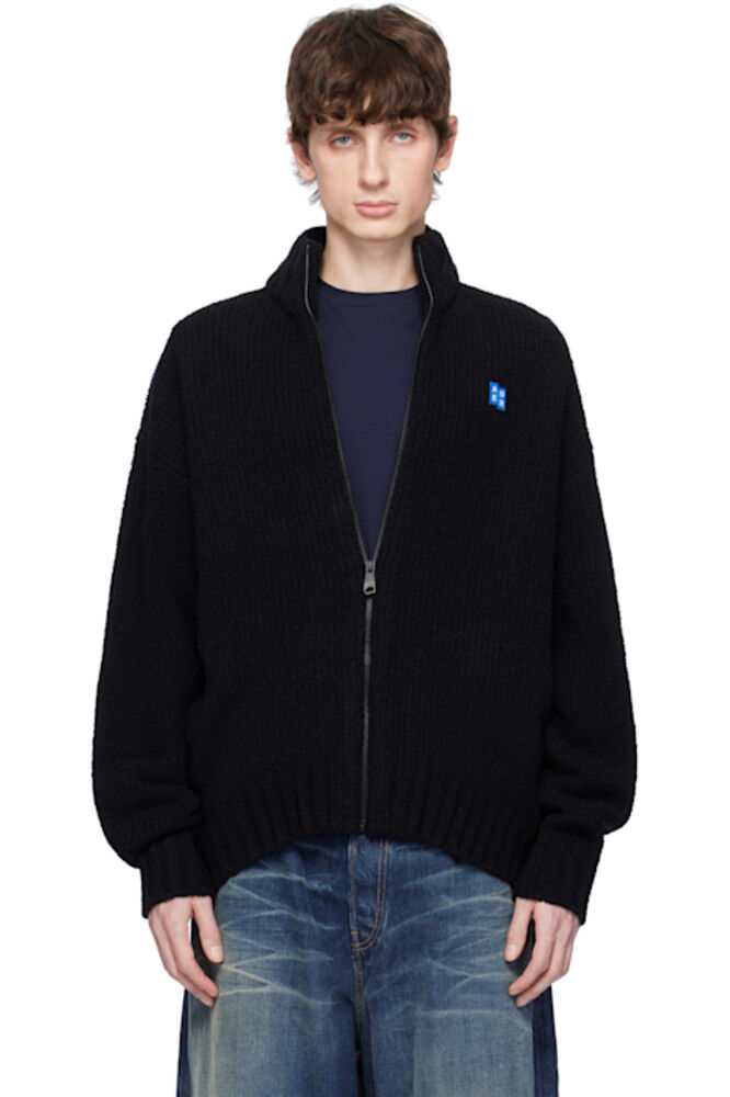 

Черная подпись, толстовка TRS Tag Knit Zip-Up 01 Track ADER error
