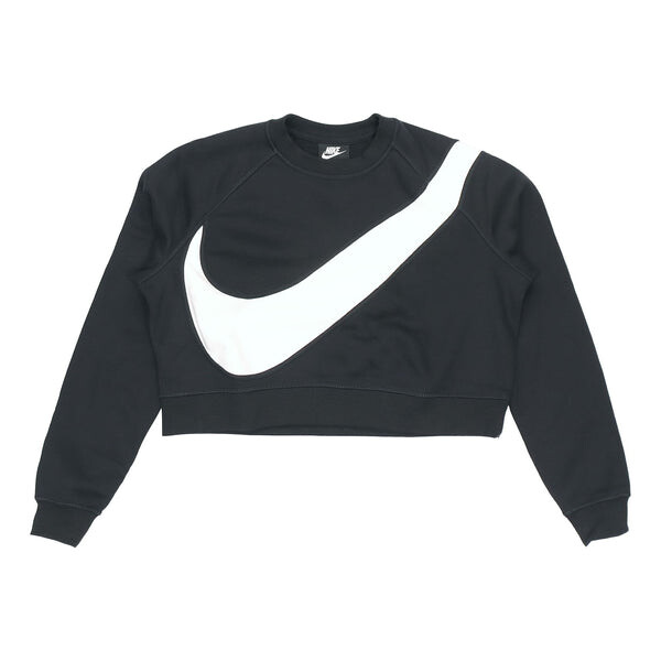 

Толстовка (WMNS) Nike Sportswear Swoosh Large Round Neck Black, черный