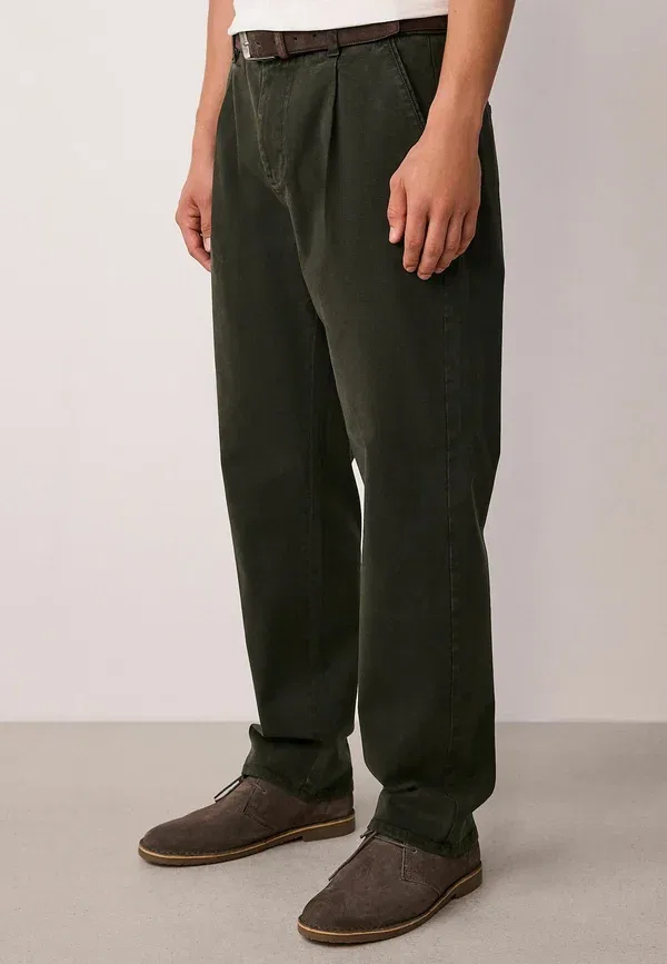 Брюки Next, Regular fit belted, коричневый
