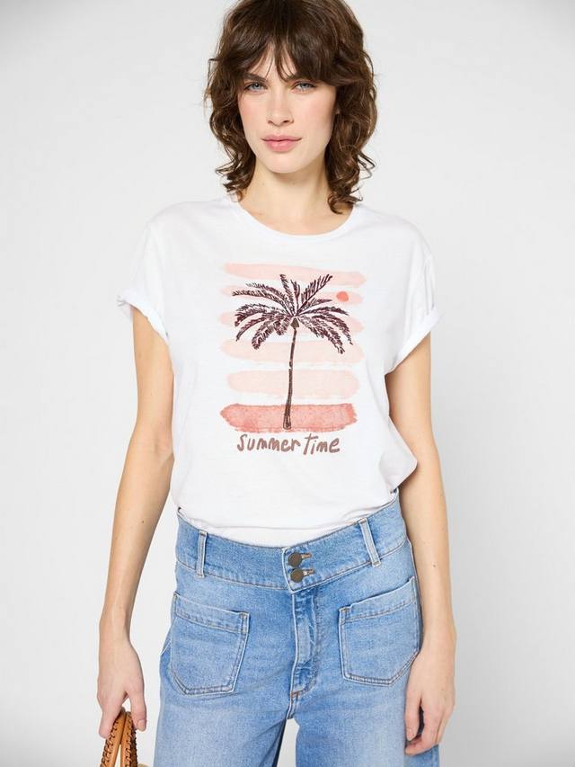 

Футболка gwenaelle Gerard Darel, экрю