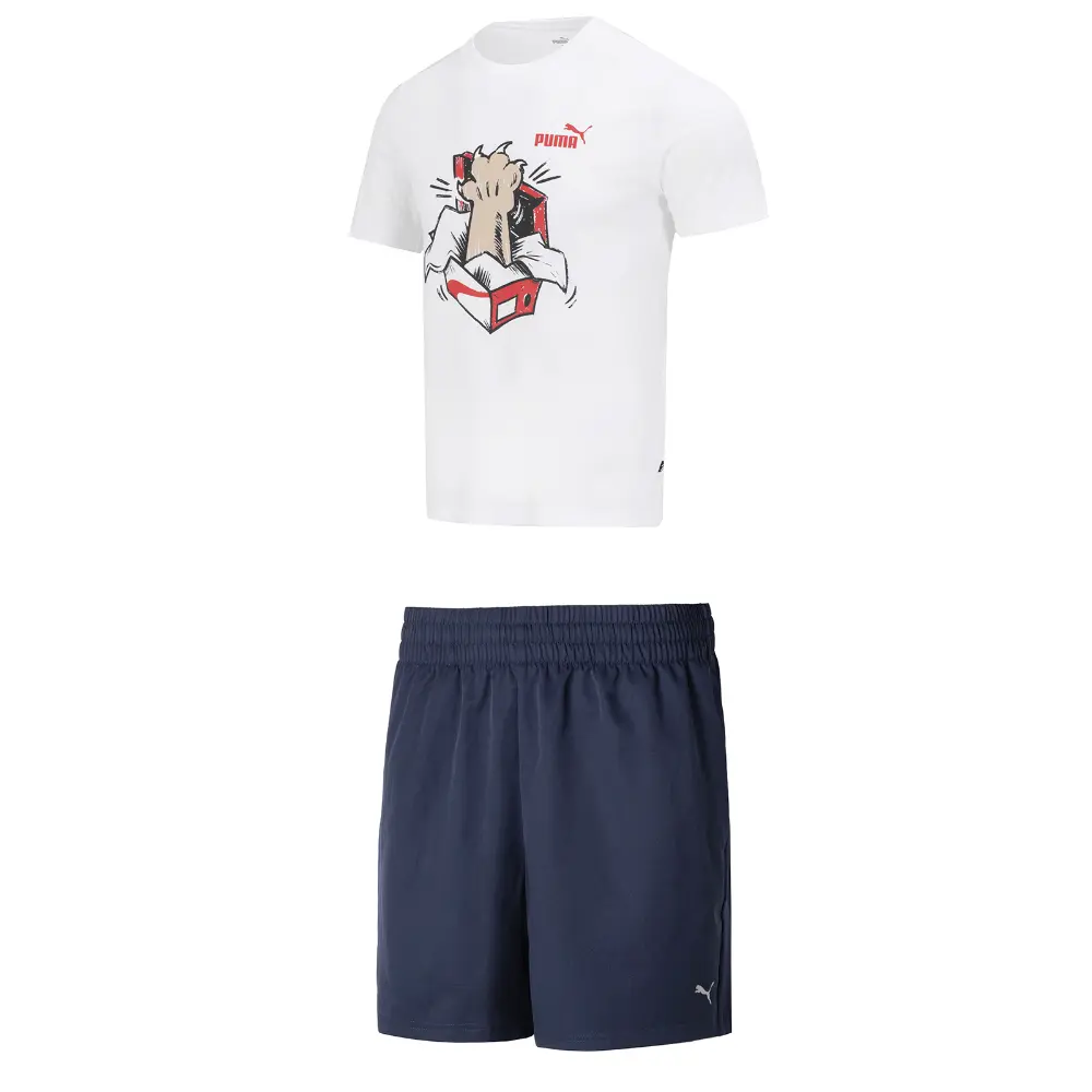 

Повседневная спортивная одежда для мужчин белого и синего цвета Puma, синий