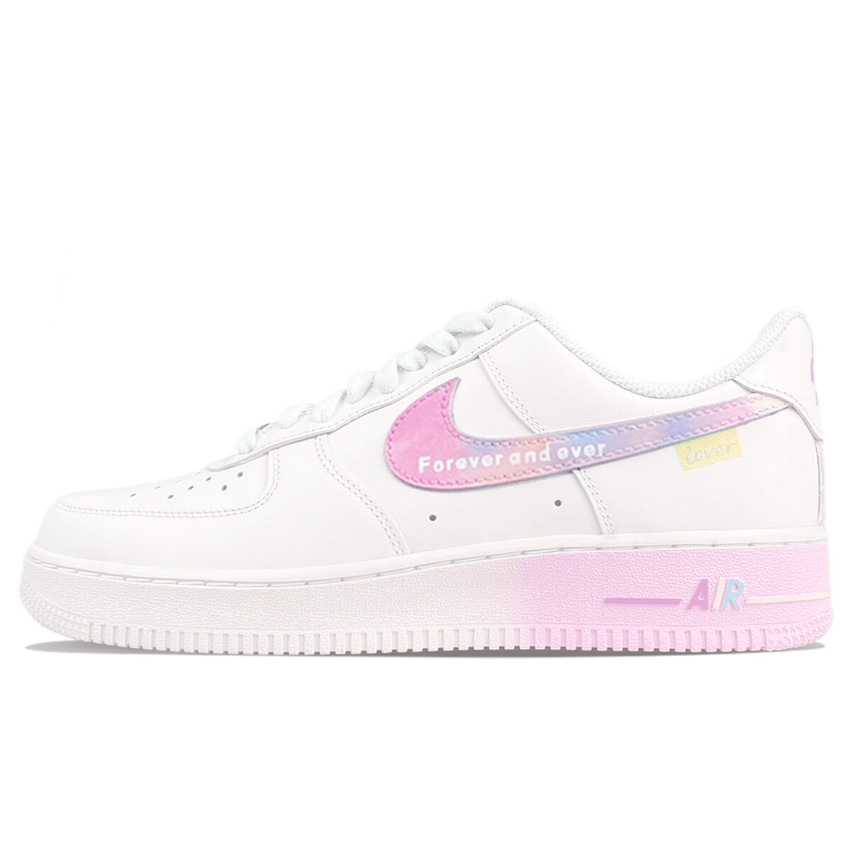 Кроссовки Nike Air Force 1 Skateboarding Shoes Unisex Low-top Pink/White, розовый