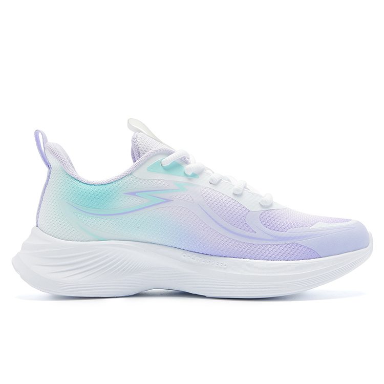 Кроссовки для бега Light Speed 1.0 Low Top для детей и подростков QIAODAN, фиолетовый — фото 2