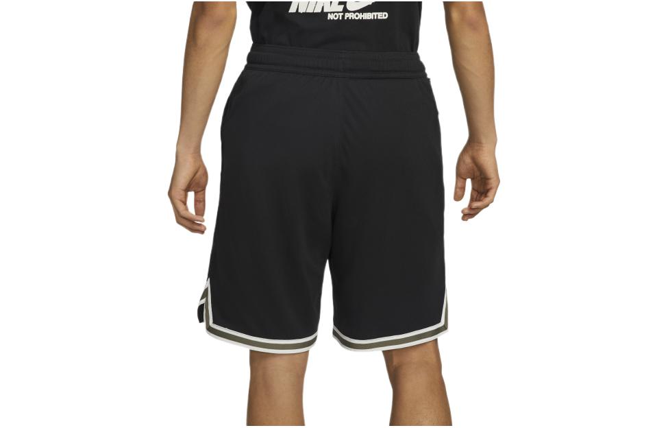 Шорты Men's Nike Brand Logo Alphabet Printing Pattern Drawstring Elastic Waistband Basketball Shorts Black DX6138-010 — фото 4