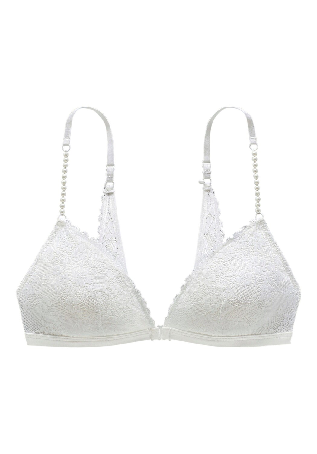 

Бюстгальтер с косточками LASCANA Bralette, белый