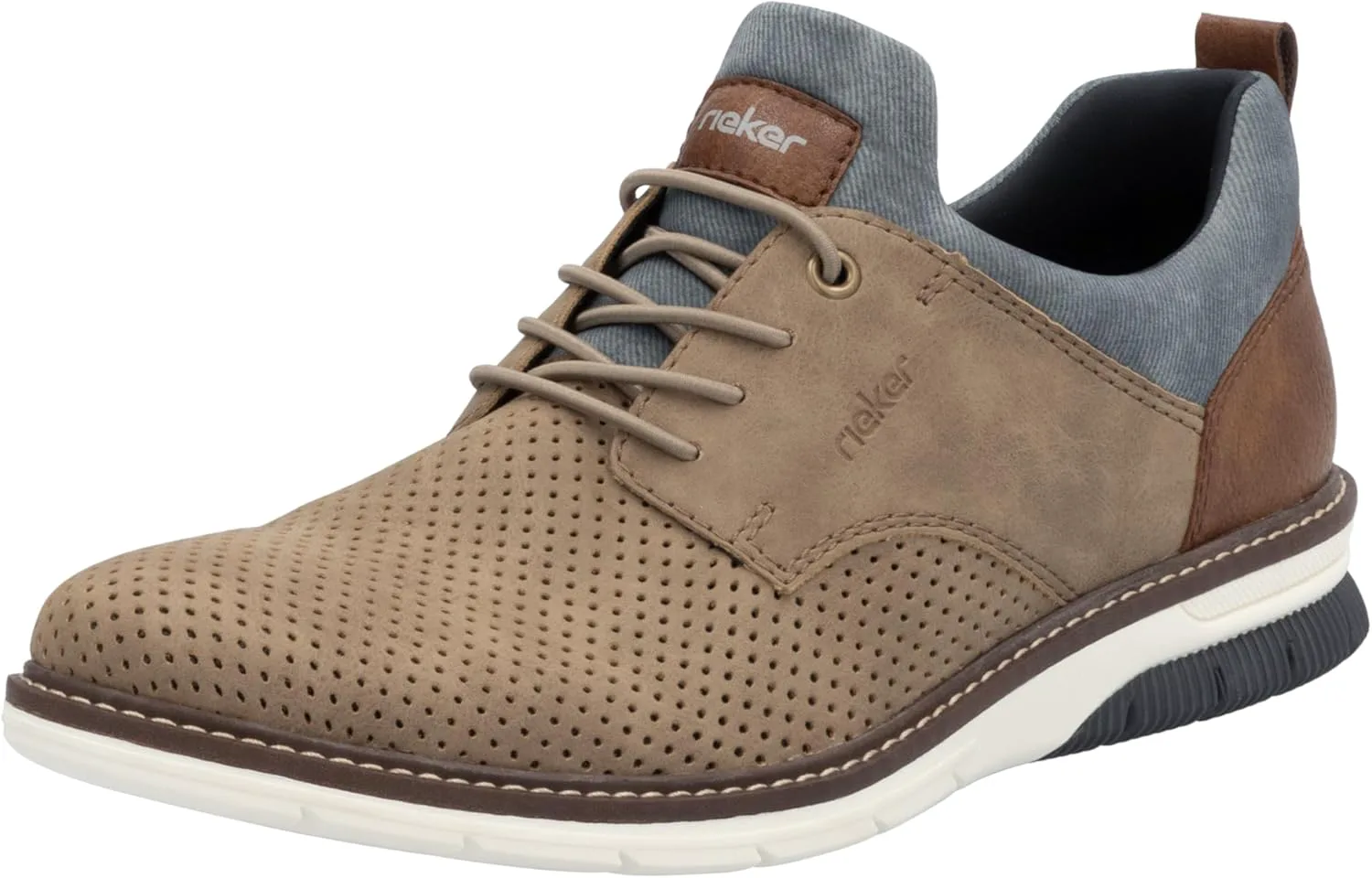 

Мужские мокасины-тапочки Rieker, размер 41/46 EU, бежевый