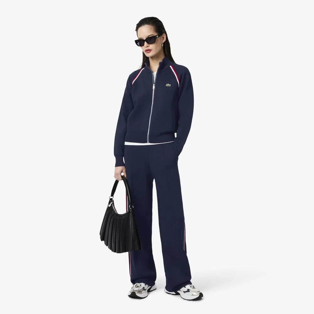 Джемпер Lacoste двусторонний на молнии, тёмно-синий — фото 4