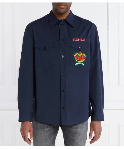 

Рубашка ls Oversize fit Kenzo, синий