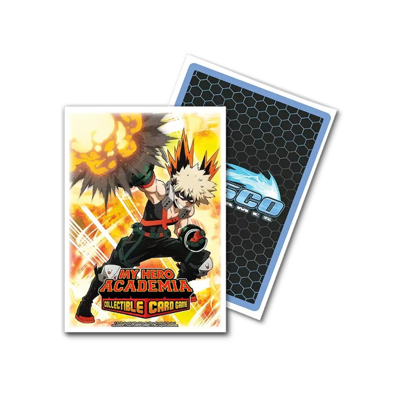 

Карточная игра Dragon Shield: My Hero Academia "Bakugo Explode" - Art, Matte Standard Size Card Sleeves (100ct)