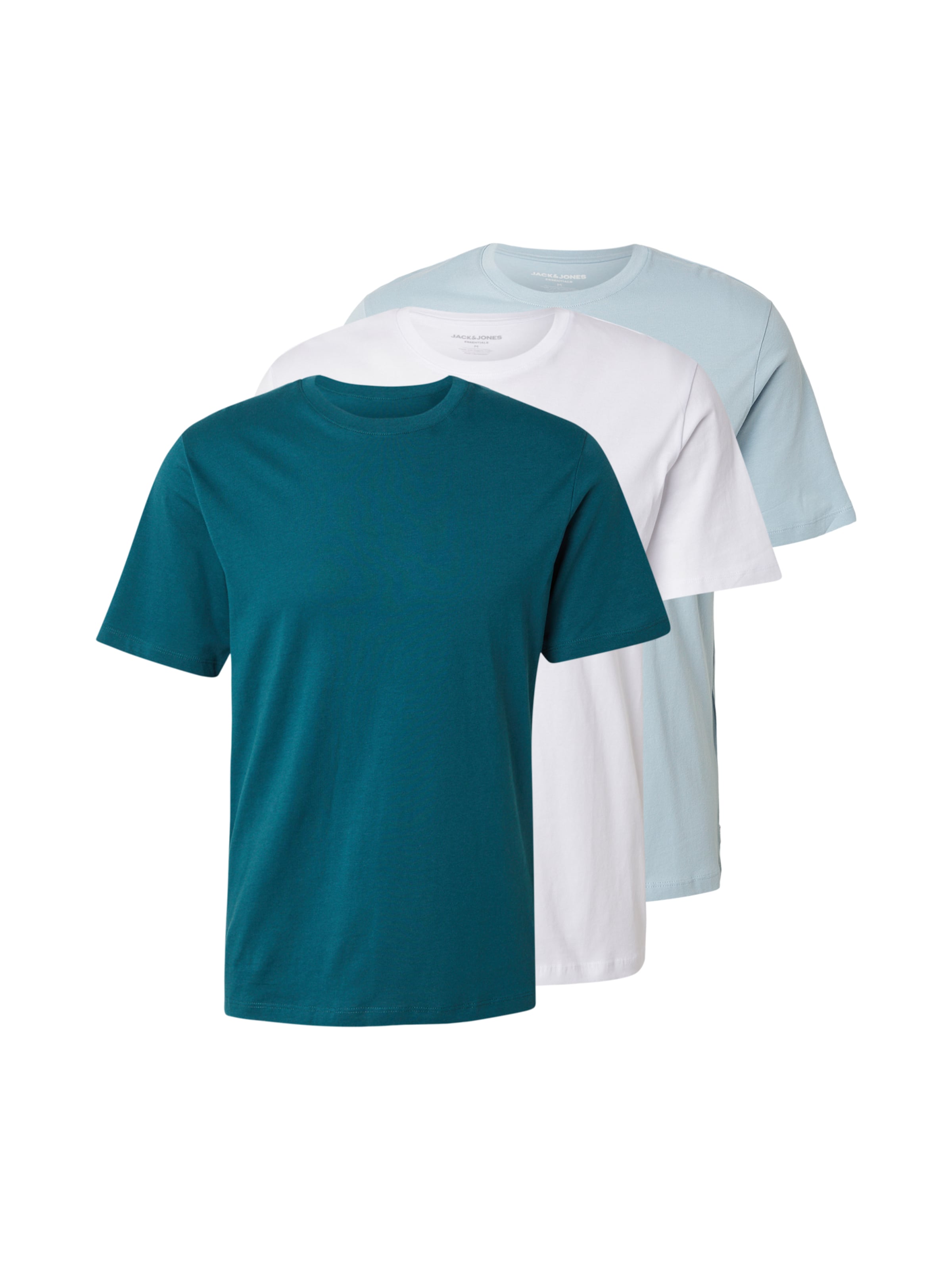 

JACK & JONES Футболка в цветах Cyan Blue, Pastel Blue, White